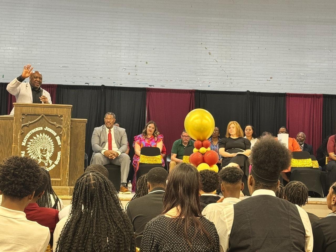 Cloyd Benjamin at a community event