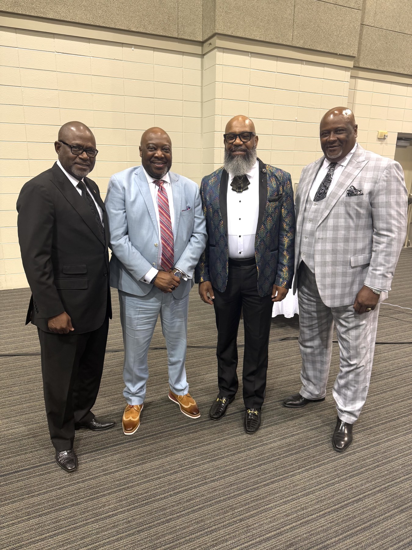 Cloyd Benjamin with community leaders