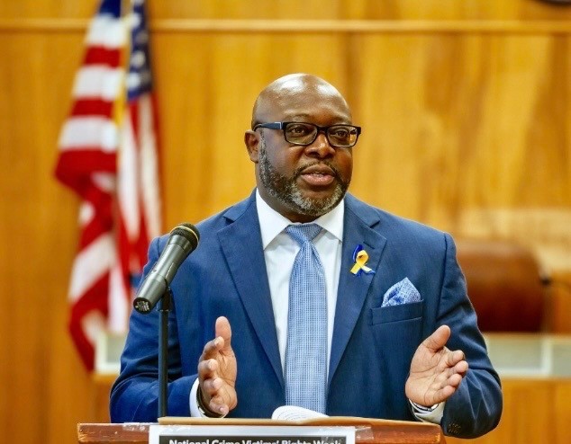 Cloyd Benjamin in a courtroom or legal setting