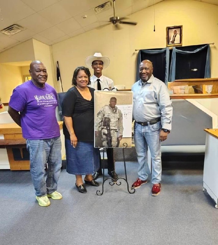 Cloyd Benjamin at a community tribute event