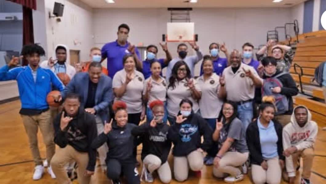 Dreams Natchitoches Foundation pep rally with students and community members